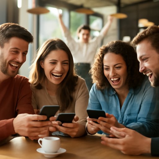 pkace صارفین موبائل اسکرین دیکھتے ہوئے